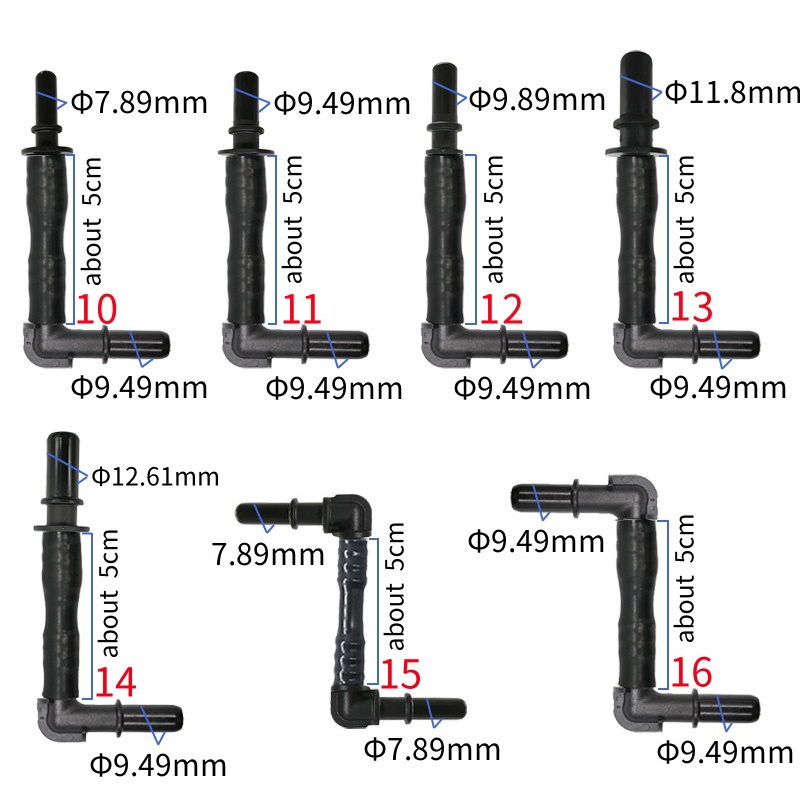 Plastic Pipe Clip - تخصيص 6.30 7.89 9.49 9.89 11.8