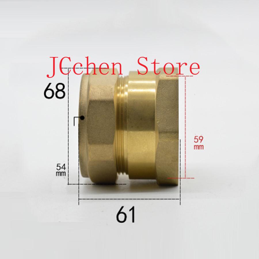 Compression Fitting Brass - صالح أنبوب OD 54 مللي متر