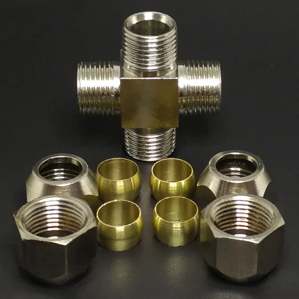 صالح 6/8/10/12 مللي متر OD أنب - مراجعة Compression Fitting Brass وسعره