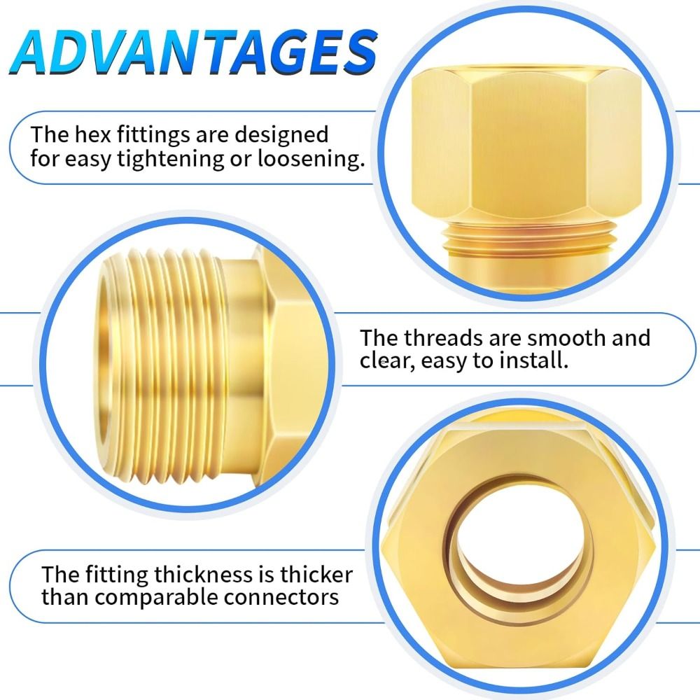 موصل نحاسي، وصلة ضغط نحاسية مس - مراجعة Compression Fitting Brass وسعره