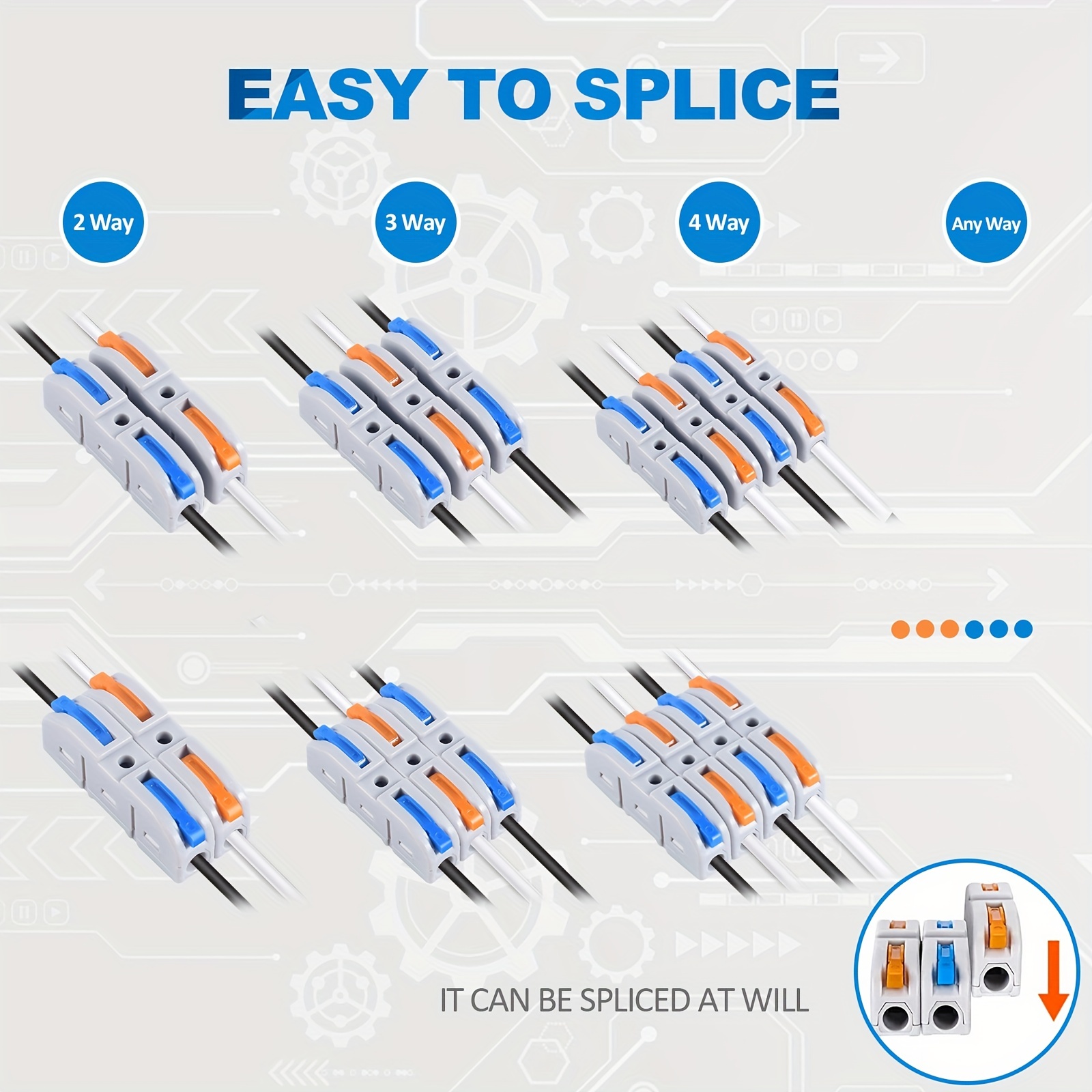 طقم موصلات سلك رافعة للاتصال ا - مراجعة Push Fit Connector وسعره