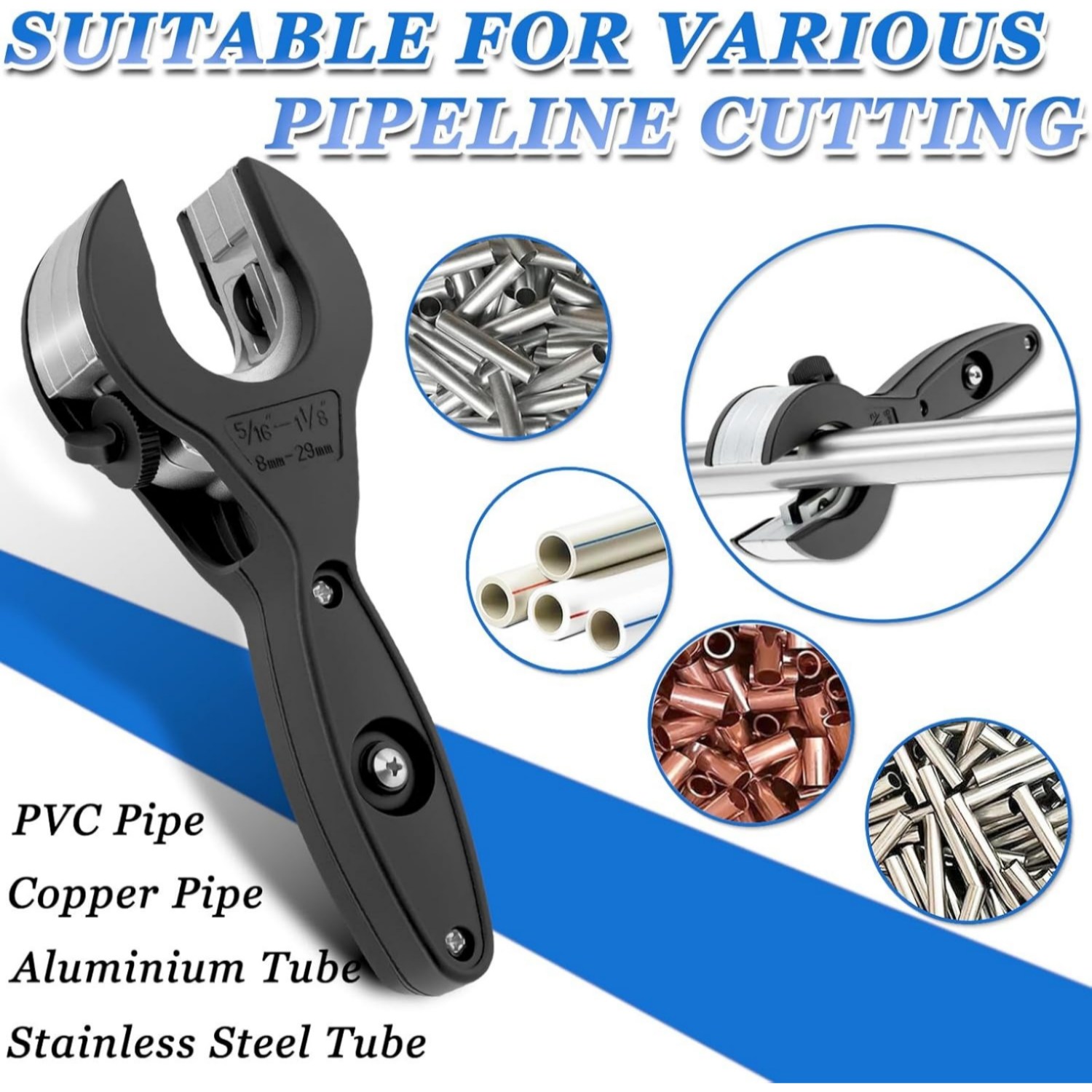 قاطع أنابيب بآلية الشد للخدمة  - مراجعة Pipe Cutter Ratchet وسعره