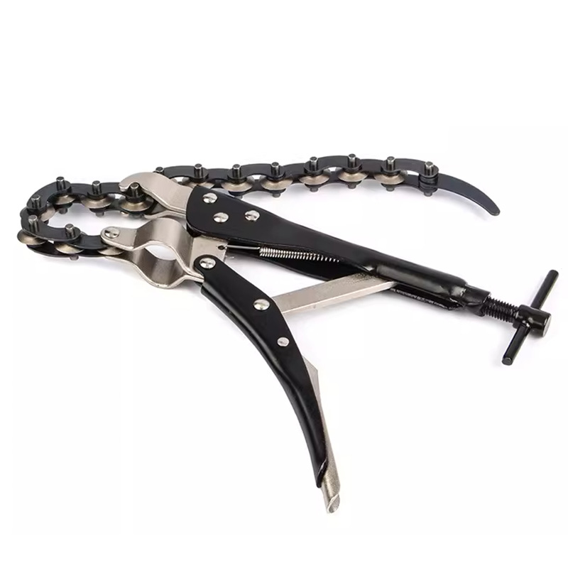 قاطع أنابيب سلسلة يدوية 90 مم  - مراجعة Pipe Cutter Ratchet وسعره