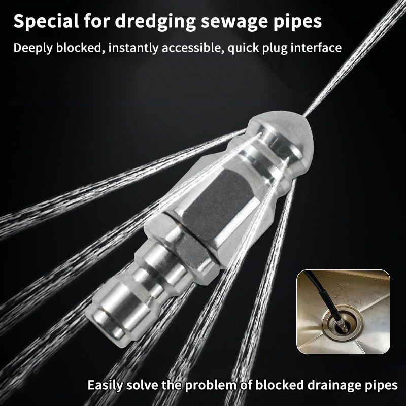 فوهة رشاش ماء عالي الضغط جديدة - مراجعة Drain Pipe Clip وسعره