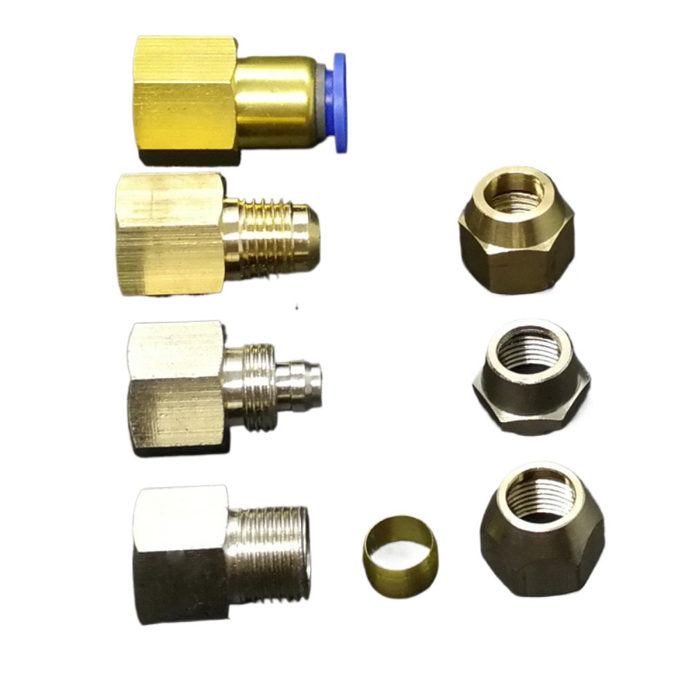 M10/12/14/16/18/20 متري أنثى د - مراجعة Compression Fitting Brass وسعره